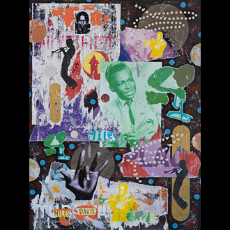 MILES DAVIS Painting